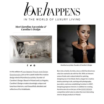 Article & images about Karolina Barrett
