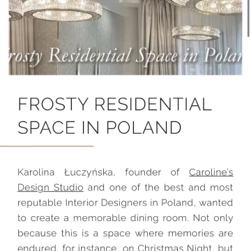 Article & images about Karolina Barrett