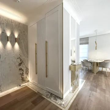 interior design apartment rental sopot, poland