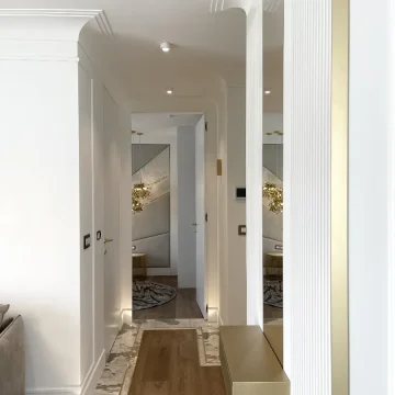 interior design apartment rental sopot, poland