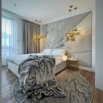 interior design apartment rental sopot, poland