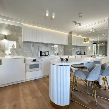 interior design apartment rental sopot, poland
