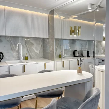 interior design apartment rental sopot, poland