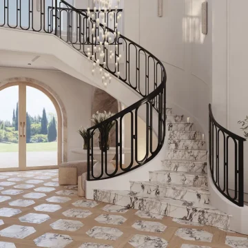 interior design glendora foyer 1