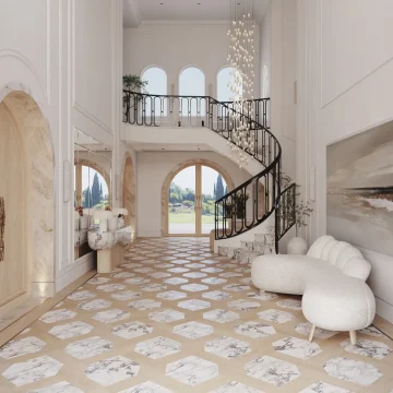 interior design glendora foyer 2