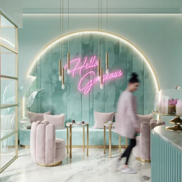 interior design los angeles, lash box