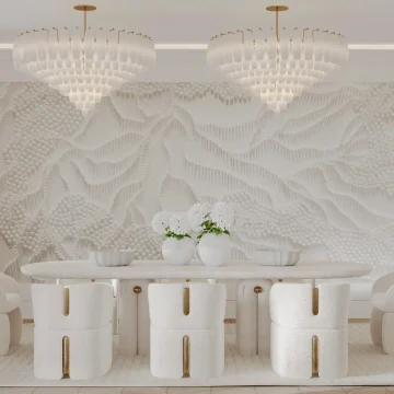 interior design orange blossom dining room 1